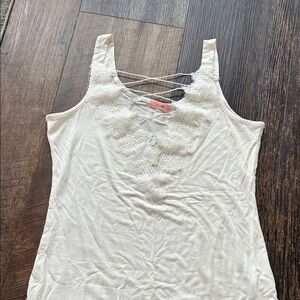 Love Ivory Lace Accent Camisole